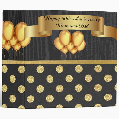 Golden Anniversary Scrapbook Binder