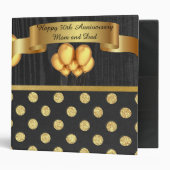 Golden Anniversary Scrapbook Binder (Front/Inside)