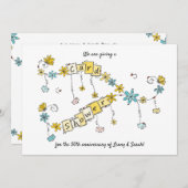 Golden Anniversary Shower by Mail Invitation (Front/Back)