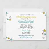 Golden Anniversary Shower by Mail Invitation (Back)