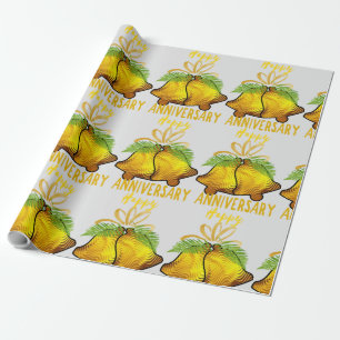 Golden Anniversary  Wrapping Paper