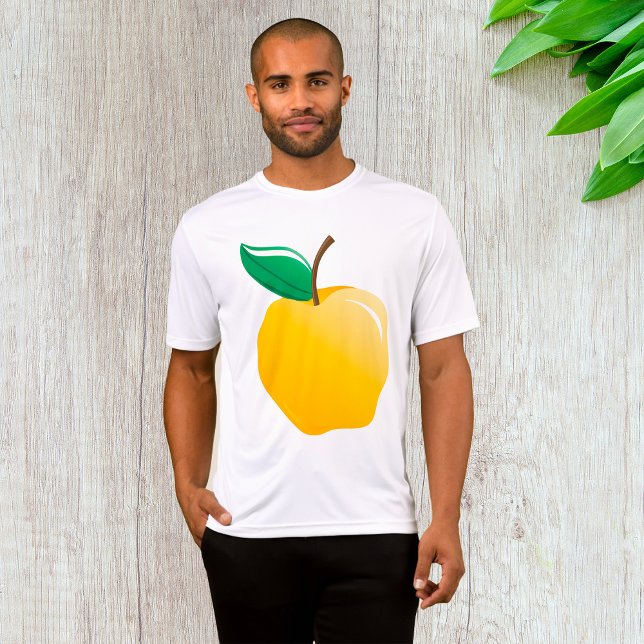 Golden Apple Bright Yellow Fruit T-Shirt (Creator Uploaded)