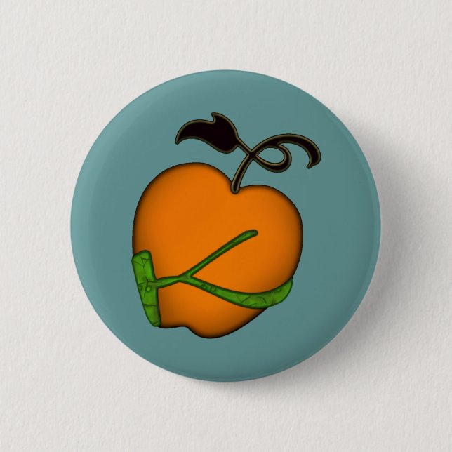Golden Apple of Eris Pinback Button (Front)