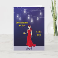 Golden Apple Teacher's Award Congratulations