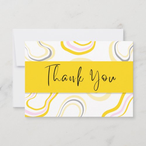 Golden Appreciation Thank You Card