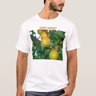 Golden Apricots, HAPPY HARVEST T-Shirt