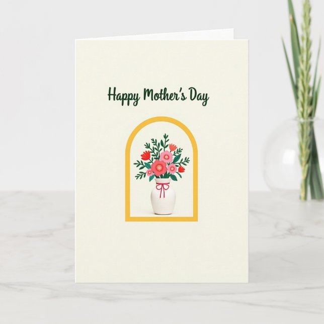 Golden Arch Mothers Day Card (Front)