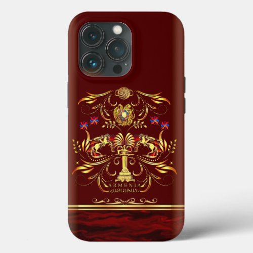 Golden Armenia iPhone  iPad case