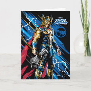 Golden Armor Thor Electric Character Graphic Card