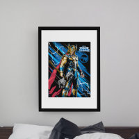 Golden Armor Thor Electric Character Graphic