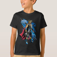 Golden Armor Thor Electric Character Graphic
