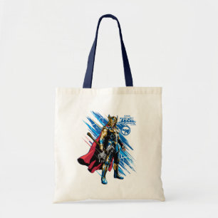 Golden Armor Thor Electric Character Graphic Tote Bag