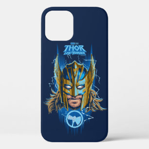 Golden Armor Thor Helmet Graphic iPhone 12 Case