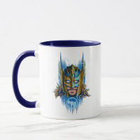 Golden Armor Thor Helmet Graphic