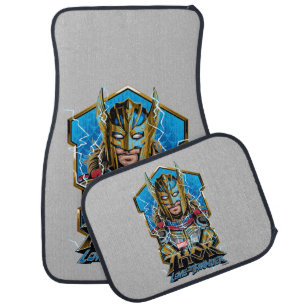Golden Armor Thor Love and Thunder Graphic Car Floor Mat