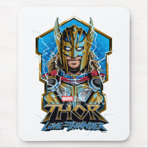 Golden Armor Thor Love and Thunder Graphic Mouse Pad