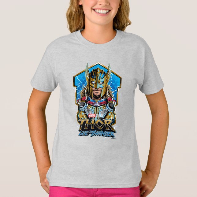 Golden Armor Thor Love and Thunder Graphic T-Shirt (Front)