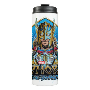 Golden Armor Thor Love and Thunder Graphic Thermal Tumbler