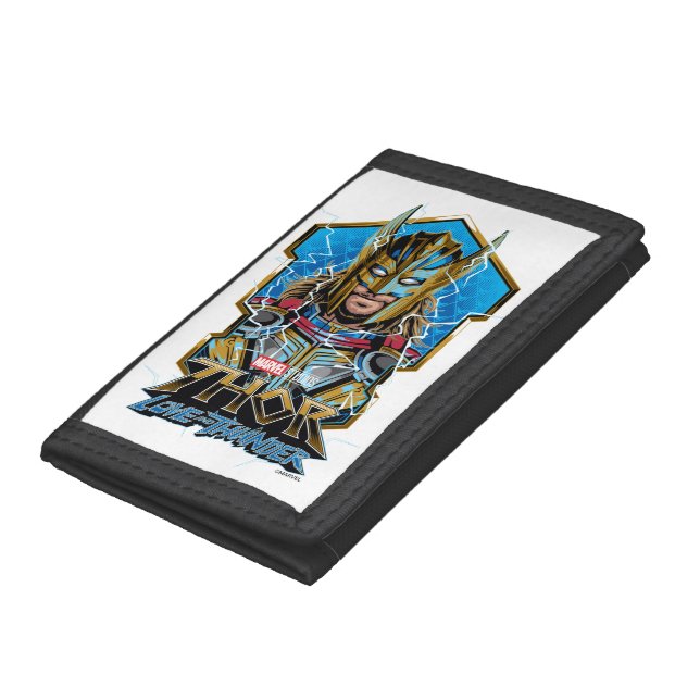 Golden Armor Thor Love and Thunder Graphic Trifold Wallet (Bottom)