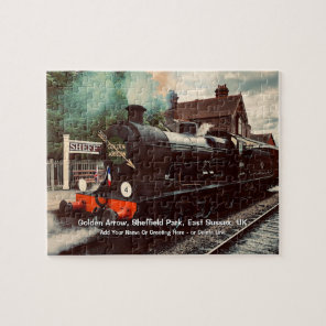 Golden Arrow Sheffield Park UK -  Add Name         Jigsaw Puzzle