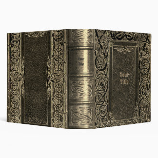 Golden Art Deco Binder