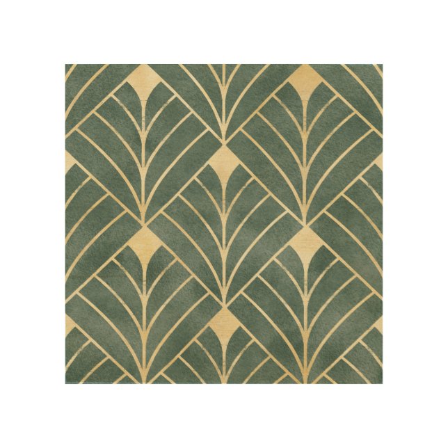 Golden Art Deco: Luxurious Seamless Style (Front)