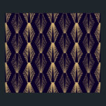 Golden art Deco Pattern. Seamless dark blue backgr Poster<br><div class="desc">Golden art Deco Pattern. Seamless dark blue background. Scales or shells ornament. Minimalist geometric design. Vintage lines. 1920-30s motifs. Luxury vintage illustration
art,  deco,  1920s,  background,  design,  geometric,  gold,  pattern,  line,  vintage,  1930s,  20s,  30s,  abstract,  classic,  crisscross,  dark,  decoration,  decorative,  diagonalvintage,  retro,  illustration, </div>