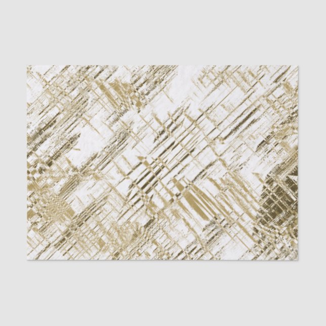 Golden Art Deco Tissue Paper (Front)