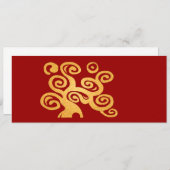 Golden art nouveau tree (Front/Back)