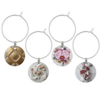 Golden Art Wine Charm