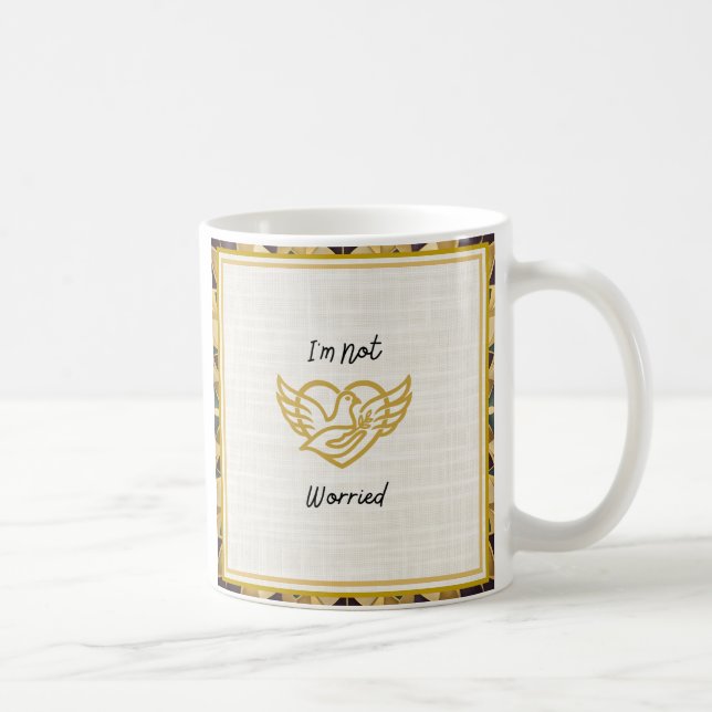 Golden Assurance - Matthew 6:25 Coffee Mug (Right)