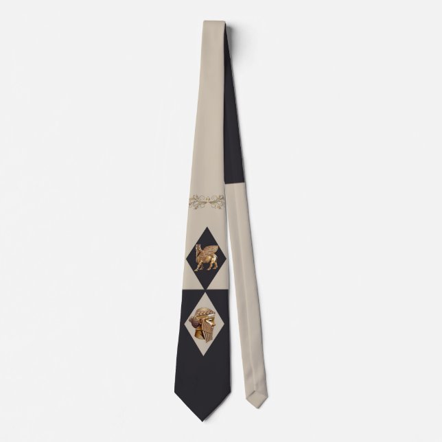 Golden Assyria Neck Tie (Front)