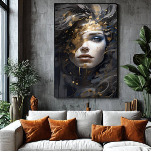 Golden Aura Canvas Print