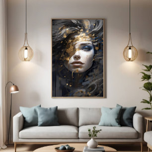 Golden Aura Poster