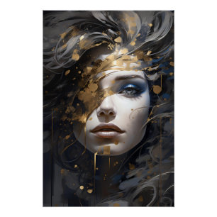 Golden Aura Poster