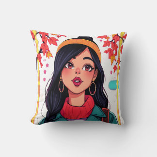 ✨ Golden Autumn Dream ✨ Throw Pillow