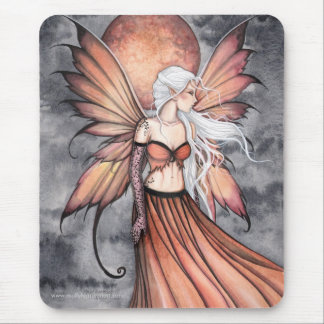 Golden Autumn Fairy Mousepad