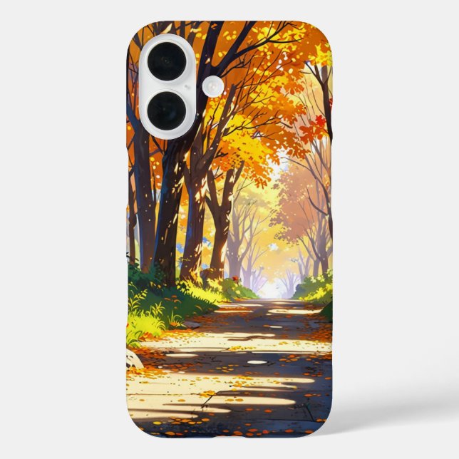 Golden Autumn Forest Case-Mate iPhone Case (Back)