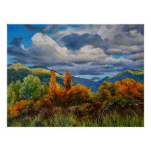 Golden Autumn in the Mountains