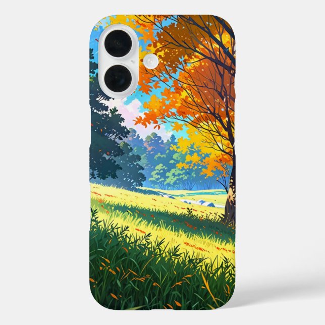 Golden Autumn Meadow Case-Mate iPhone Case (Back)