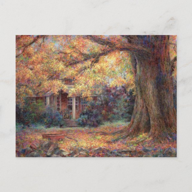 Golden Autumn Postcard (Front)