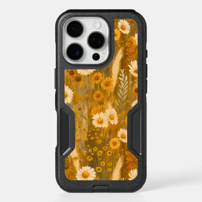 Golden Autumn Wildflower - Rustic Fall  Otterbox iPhone Case (Back)
