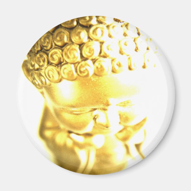 Golden Baby Buddha mousepad Magnet (Front)