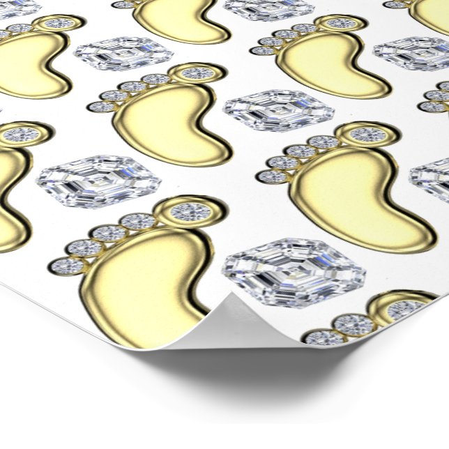 Golden Baby Foot Poster (Corner)