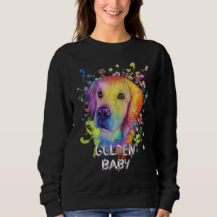 Golden Baby  Golden Retriever Humor Retriever Dog Sweatshirt