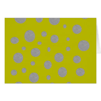 Golden Background with Silver Polka Dots Cards