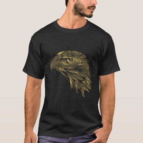 Golden Bald Eagle T_Shirt