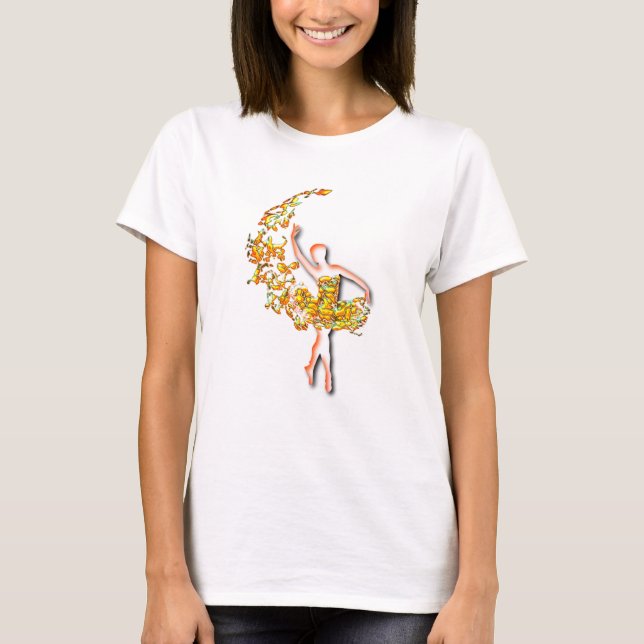 Golden Ballerina T-Shirt Ballet (Front)