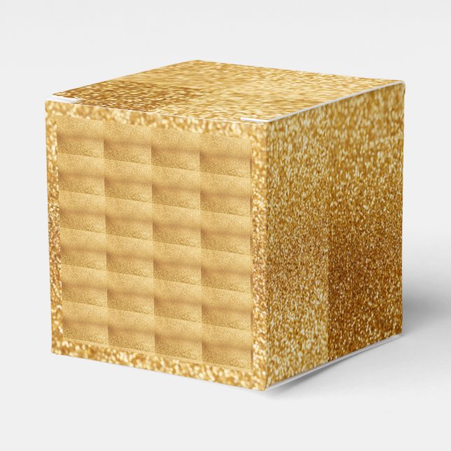 golden balloon favor boxes (Front Side)