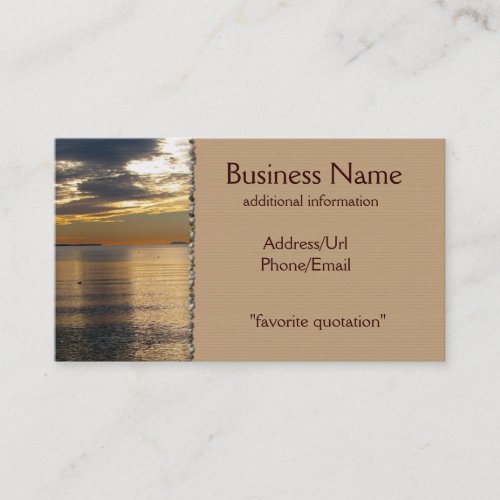 Golden Beams Business Card Templates